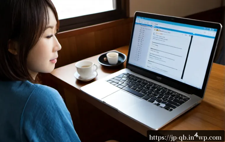 정보 다이어트법을 위한 온라인 리소스 - Photorealistic Japanese home office scene, an adult Japanese woman calmly curating online informatio...